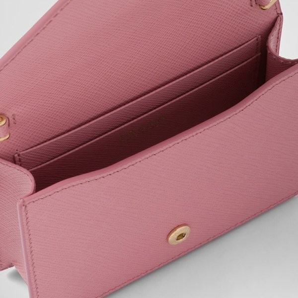 【VIPセールで入荷!】プラダ サフィアーノ コピーショルダーストラップ付カードケース