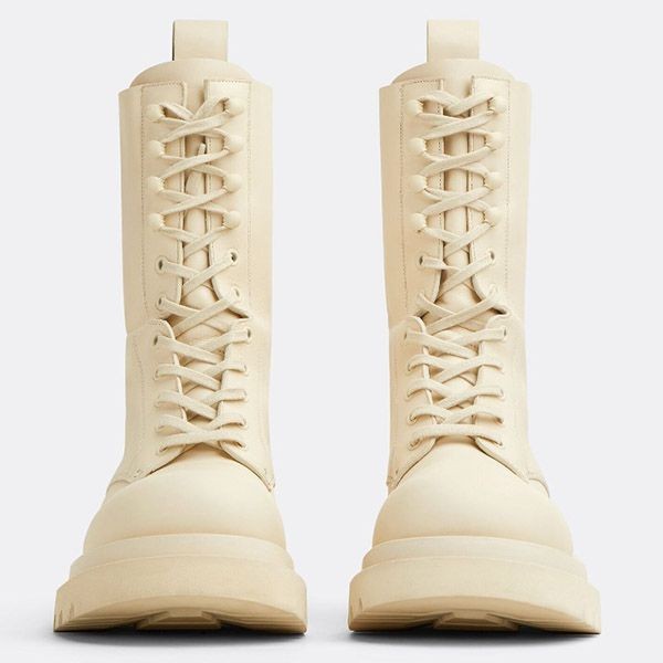 上品高見え■ボッテガヴェネタ 偽物 ラグ レザー レースアップブーツ 3色 715516VBS503381