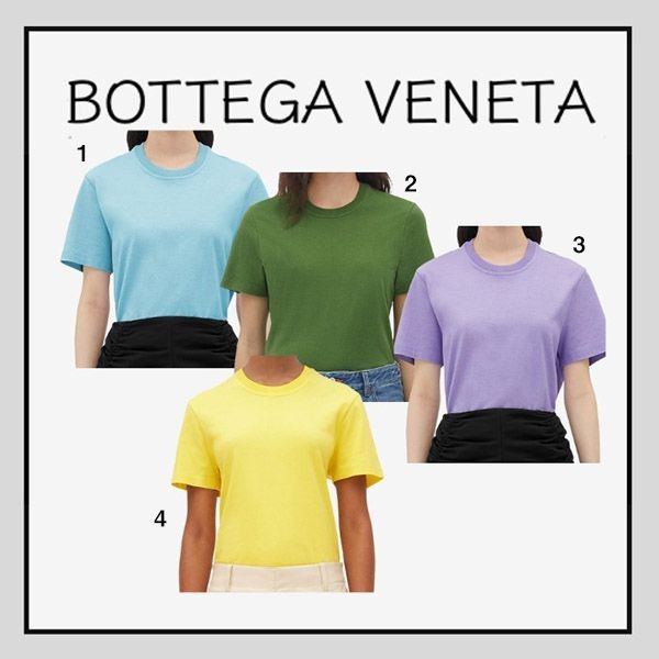 速達発送ボッテガヴェネタ 偽物 コットンジャージー サンライズ Tシャツ 4色 649060VF1U08955