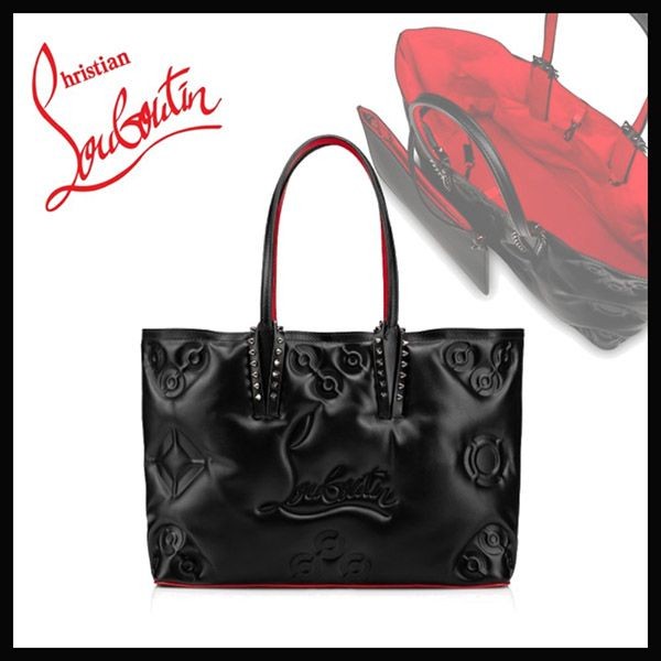 【ブティック】ルブタン コピー カバタ スモール トートバッグ ブラック 1235100BK01