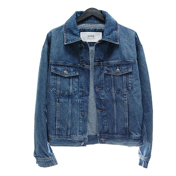 トレンドの最前線☆AMI PARIS 偽物 ボクシーフィット デニムジャケット