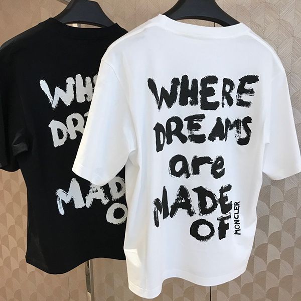 限定コラボ【モンクレール x Alicia Keys 偽物】ロゴTシャツ☆2色