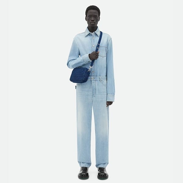 ボッテガ ヴェネタ コピー スモール イントレチャート カメラバッグ 755353V2ZK14023