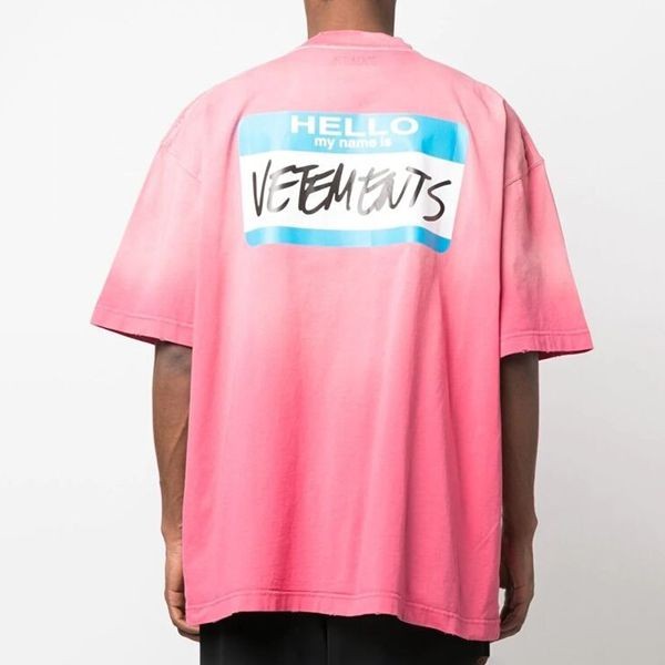 数量限定版ヴェトモン コピー ロゴ オーバーサイズ Tシャツ UE63TR640