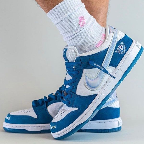 【新デザイン】ボーンバイレイズ × ナイキ SB ダンク ロー プロ QS ワン ブロック アット ア タイム