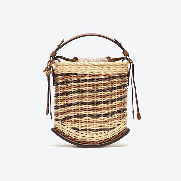 デルヴォー 偽物 Pin Mini Bucket Osier バケットバッグ かご AA0494