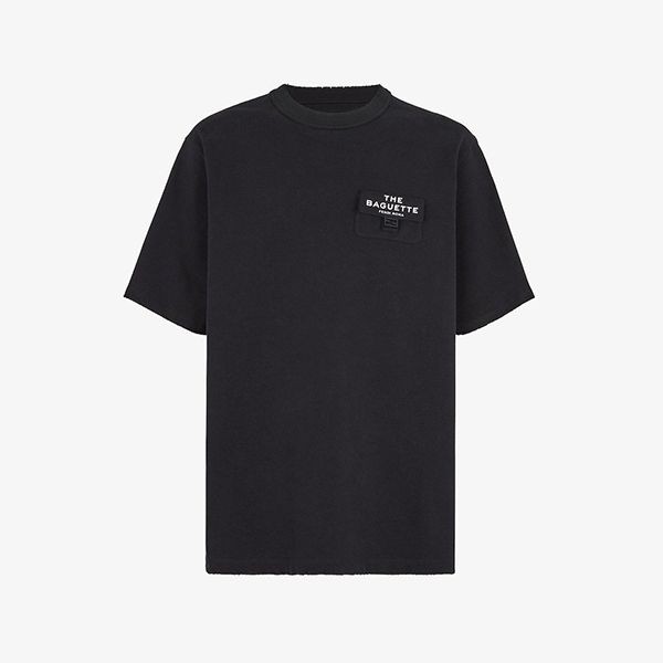 【限定大特価!】フェンディ×Marc Jacobs コットンジャージーTシャツ 偽物 2色 FY1240AOFNF0QA1