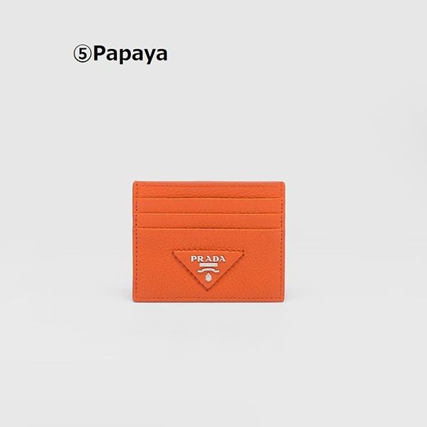 完売色あり!【プラダ】レザーカードホルダー 偽物 全6色 1MC025_2BBE