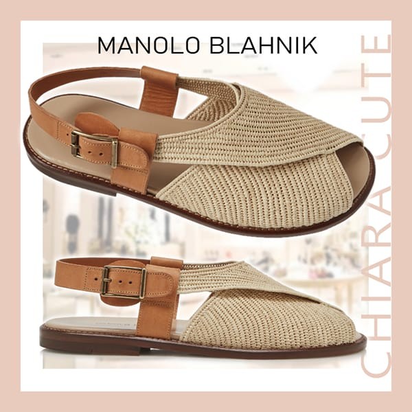 【セレブ多数愛用】マノロブラニク コピー men SETTAT バックストラップサンダル