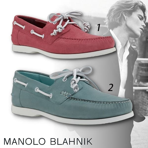 【セレブ多数愛用】マノロブラニク コピー シドマス ボートシューズ スエード 洗練 2色