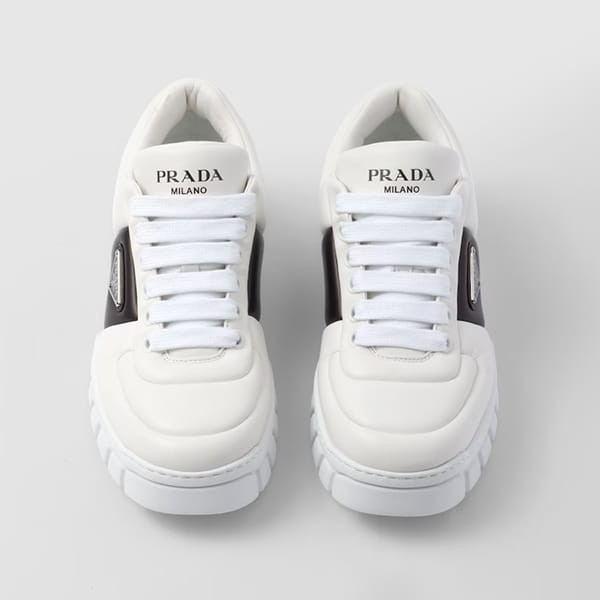 プラダ パデッドナッパレザー スニーカー コピー 3色 2EE386_2DL8_F0964