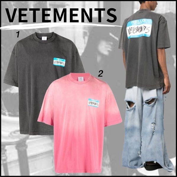 数量限定版ヴェトモン コピー ロゴ オーバーサイズ Tシャツ UE63TR640