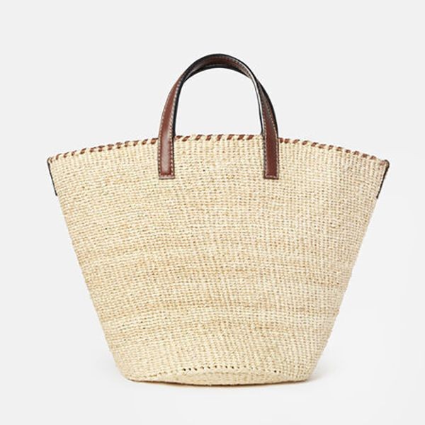 入手困難ステラ マッカートニー かごバッグ 偽物★ロゴ ラフィア ミディアムバスケットバッグ