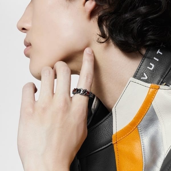 ★日本!!人気!ルイヴィトン リング LV ライト 指輪 偽物 ジルコン M1202M