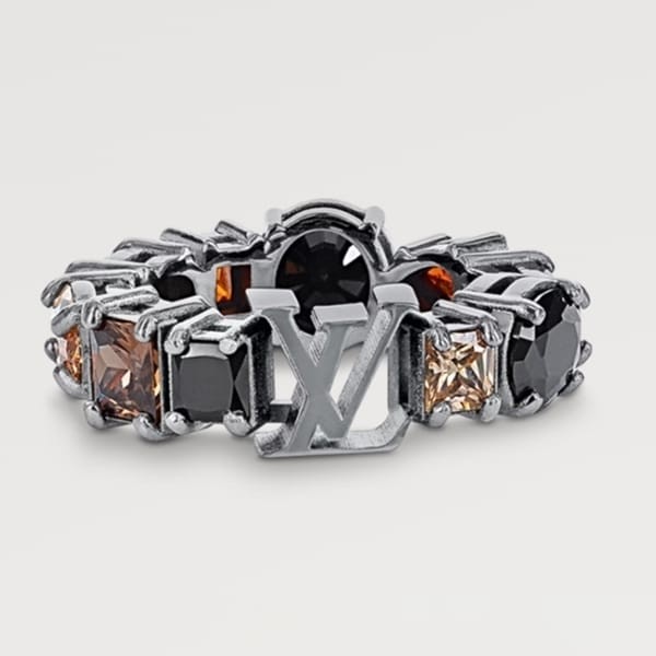 ★日本!!人気!ルイヴィトン リング LV ライト 指輪 偽物 ジルコン M1202M