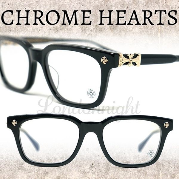 大人気!!新色!!クロムハーツ COX UCKER BK メガネ スーパーコピー