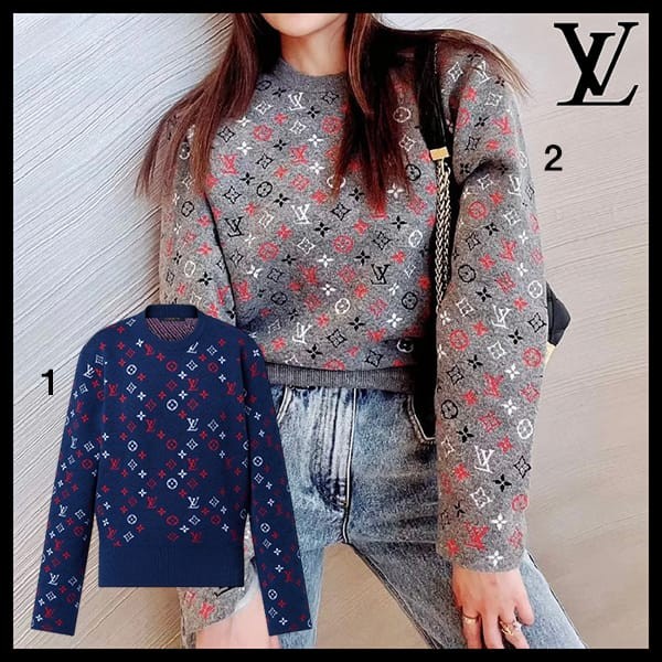人気急上昇ルイヴィトン ニット トレーナー スーパーコピー 2色 1AC3X9