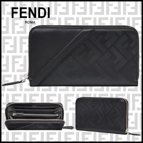 上品高見え■フェンディ 偽物 シャドー ダイアゴナル 財布 レザー 7M0210AP1TF0GXN