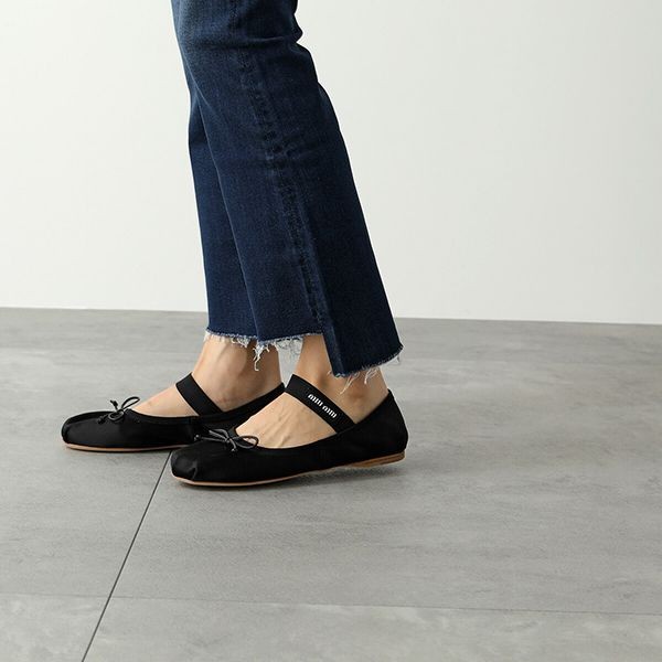 ミュウミュウ バレエシューズ 5F794DFA005 QU6 パンプス