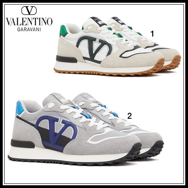 高級感溢れる☆ヴァレンティノ 偽物 ペース スプリットレザー ファブリック スニーカー 2色 YS0H17TAE_MJM