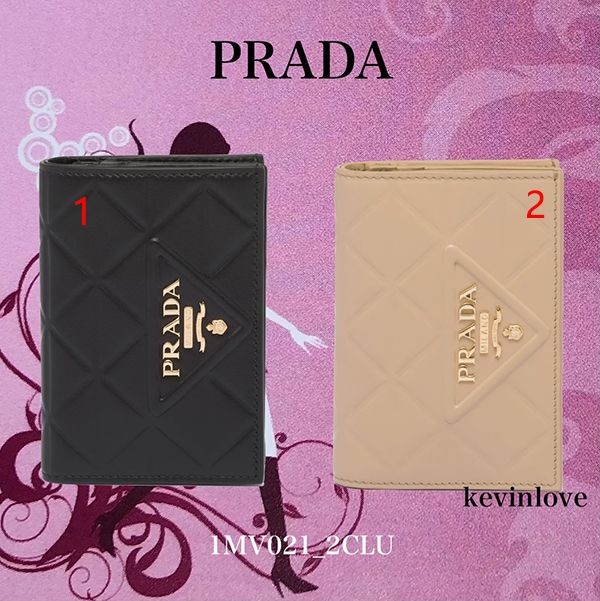 新色登場★プラダ☆レザー ミニ折り財布 コピー1MV021_QHH