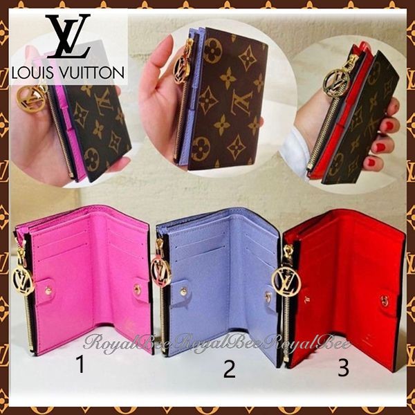 男女兼用ルイヴィトン モノグラム N級品 折りたたみ財布4色 M82381
