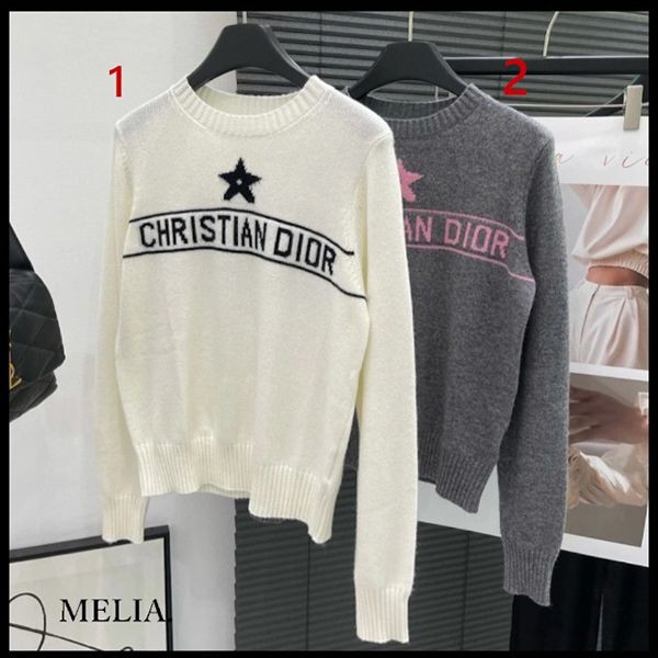 完売色あり！ディオール カシミヤ ロゴ セーター ニット344S57AM003