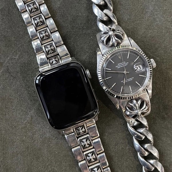 セール★アップルウォッチ クロムハーツ風 バンド コピー 44mm★c23082809