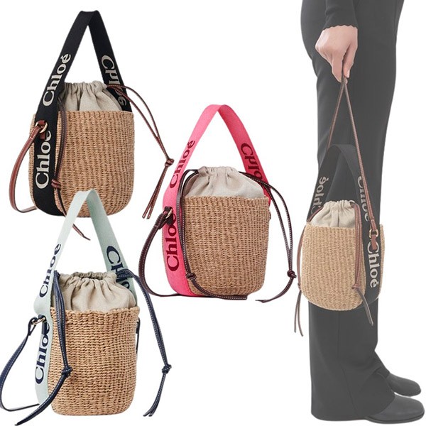 【カラバリ豊富】クロエ コピー woody スモール カゴバッグ バケットバッグCHC23AS381L189R5
