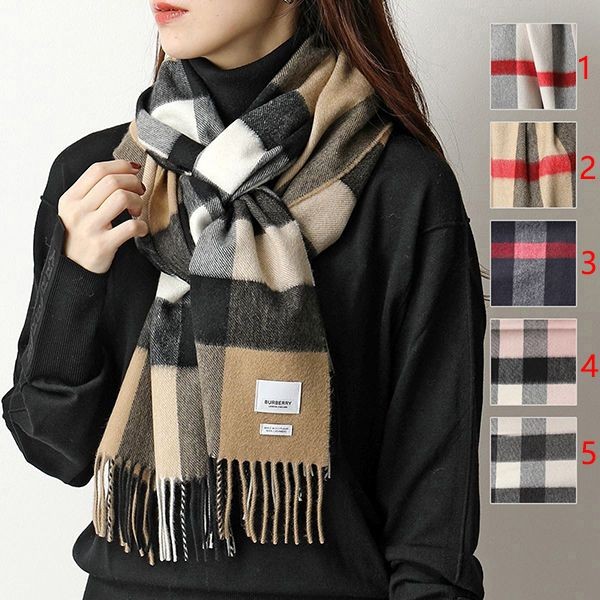 目玉商品！バーバリー マフラー 偽物HALF MEGA CHECK CASHMERE SCARF8015550
