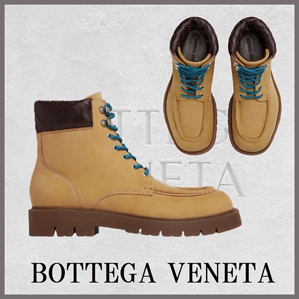 新作限定♪ボッテガ ヴェネタ ハドック レースアップ アンクルブーツ コピー 763713V3H617764