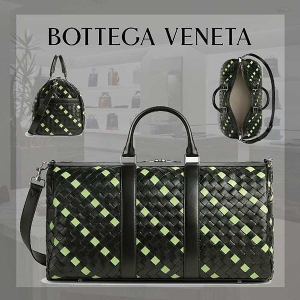 ボッテガヴェネタ 偽物 コントラストカラー 2way ダッフルバッグ 755127V39S13077