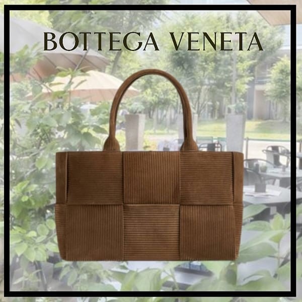 超希少！ボッテガ ヴェネタ コピー スモール アルコ トートバッグ スエード 757822V38T12282