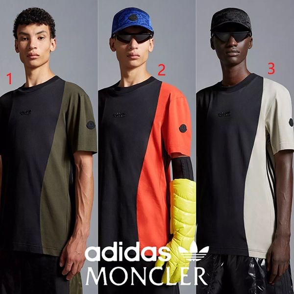 人気で可愛い☆【モンクレール×アディダス】Tシャツ コピー半袖 コットンI209S8C