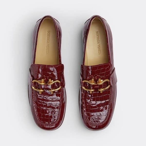 ボッテガ ヴェネタ 偽物 クロコダイル レザー ローファー 靴 2色 708902V2DW06084