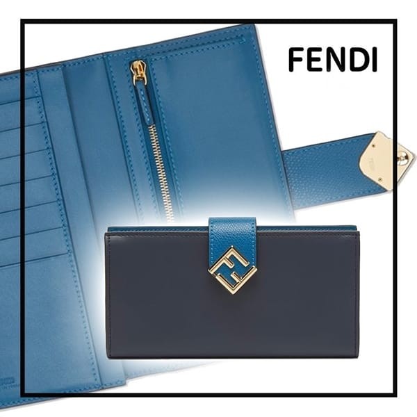 大人お洒落フェンディ FFダイヤモンド 長財布 ロングウォレット コピー 8M0492ALV4F1N78