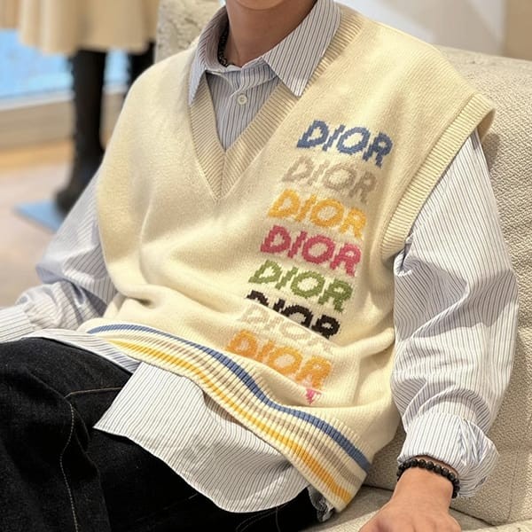 激安価格！ディオール Multi ロゴ入り ノースリーブ セーター コピー 413M650AT773_C087