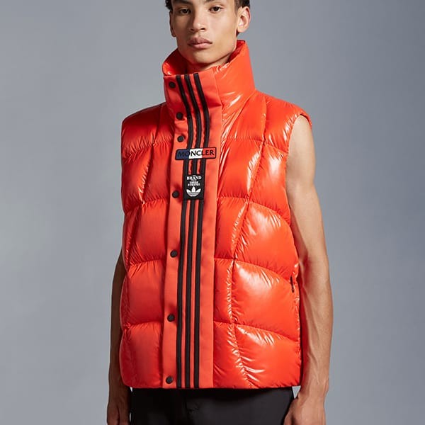 【セレブ多数愛用】モンクレール×アディダス 偽物 コラボ ボゾンロゴ入ダウンベスト Bozon 4色 I209S1A00011M2267335