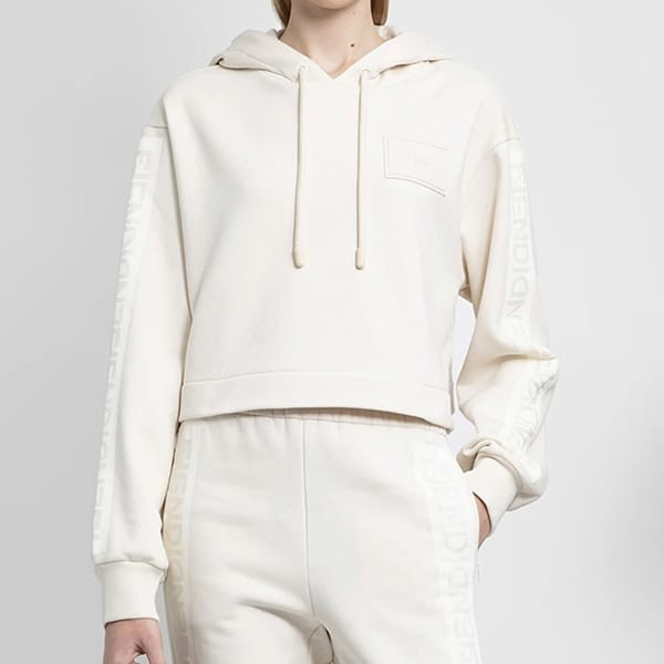 【限定カラー】フェンディ テクニカル コットン クロップド パーカー 偽物 FAF344AK9SF1M2A