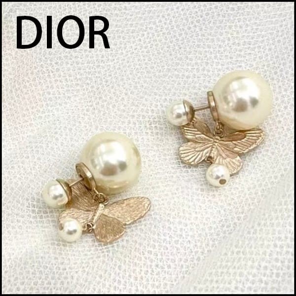 VIPセールディオール TRIBALES ピアス 偽物 華奢な蝶々 E2972WOMRS_D301