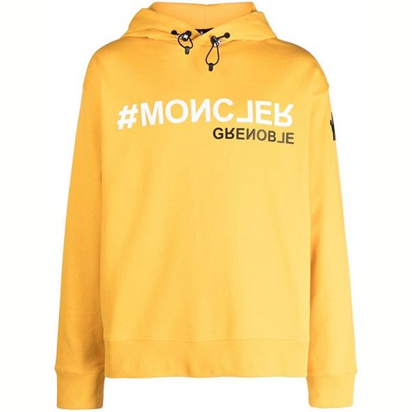 先取り!黒ダウンと◎モンクレール グルノーブル 偽物ロゴ パーカー フーディI20978G