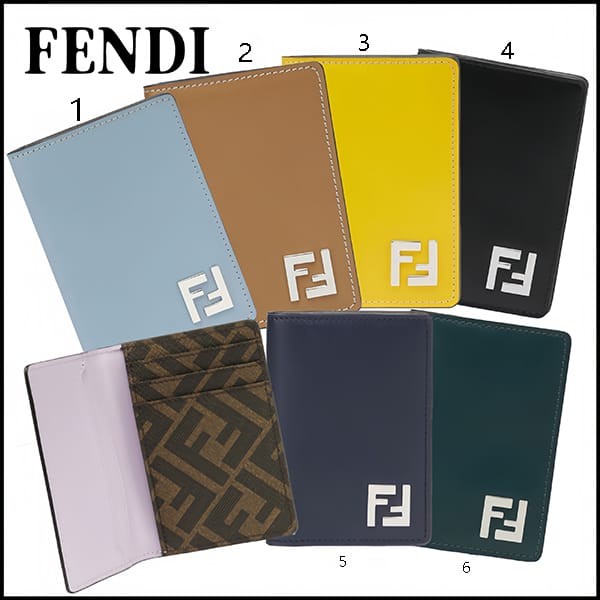 【セレブ多数愛用】フェンディ カードケース FFスクエア ホルダー 本革レザー ロゴ 偽物 7色 7M0349AFF2F0GXN