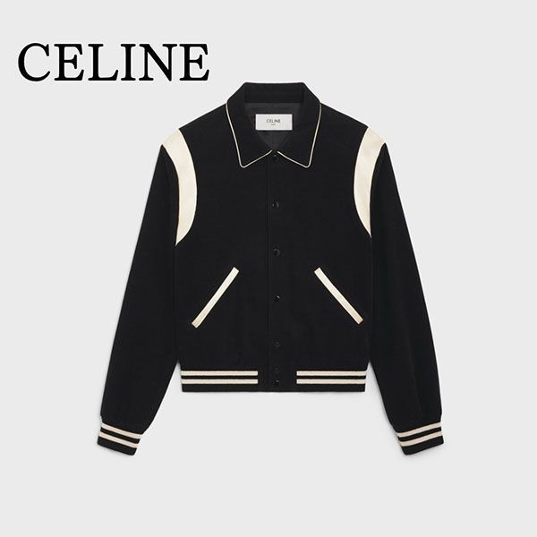 完売色あり！セリーヌ テディジャケット 偽物 コーデュロイ スタジャン2V191000G.38NO