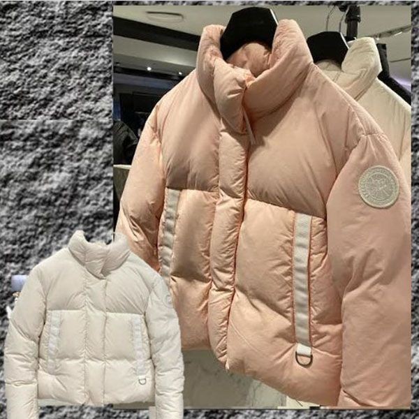 芸能人愛用カナダグース ホワイトラベル！JUNCTION Cropped Puffe w23110802