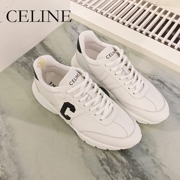 待望の再入荷セリーヌ 偽物 ランナー CR-02 ロースニーカー 359293338C.01OK