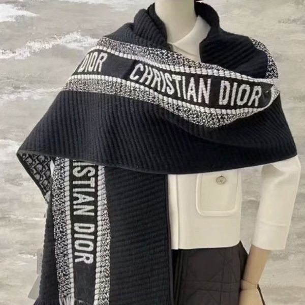 ディオール リバーシブルスカーフ ネイビー コピーd12074