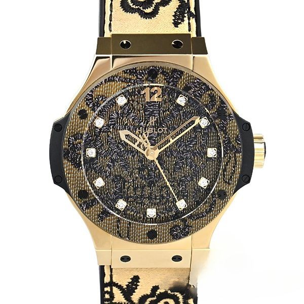 【限定カラー】ウブロ ビッグバン ブロイダリーイエローゴールド 343.VX.6580.NR.BSK16