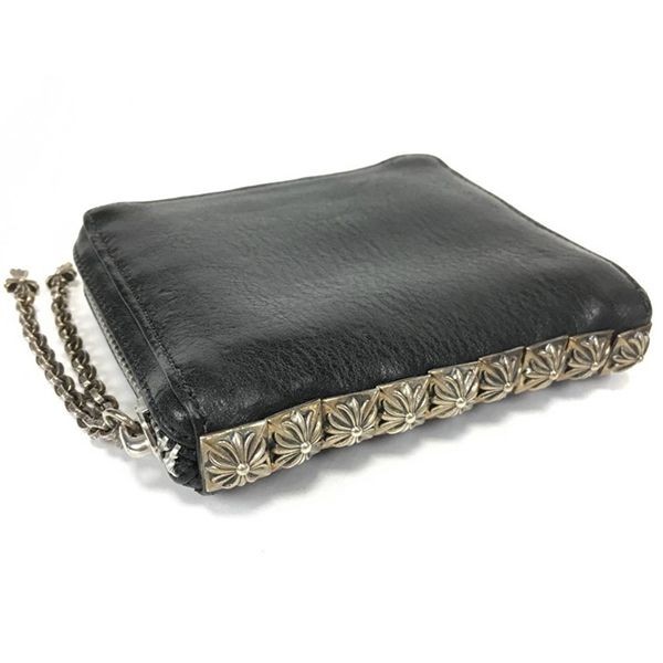 激安クロムハーツ 偽物 財布 WLT 3 SIDE ZIP ヘビーレザー ch121510