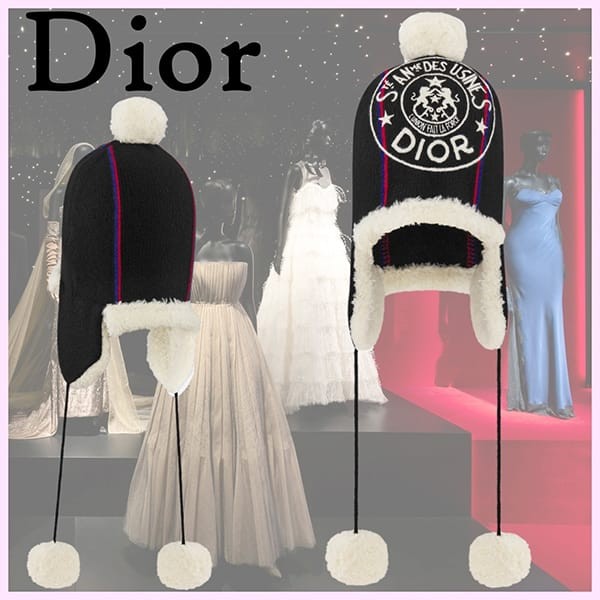 プレゼントに最適ディオール 偽物 UNION シャプカ ウール カシミヤ ニット 34UFO705G170_C900