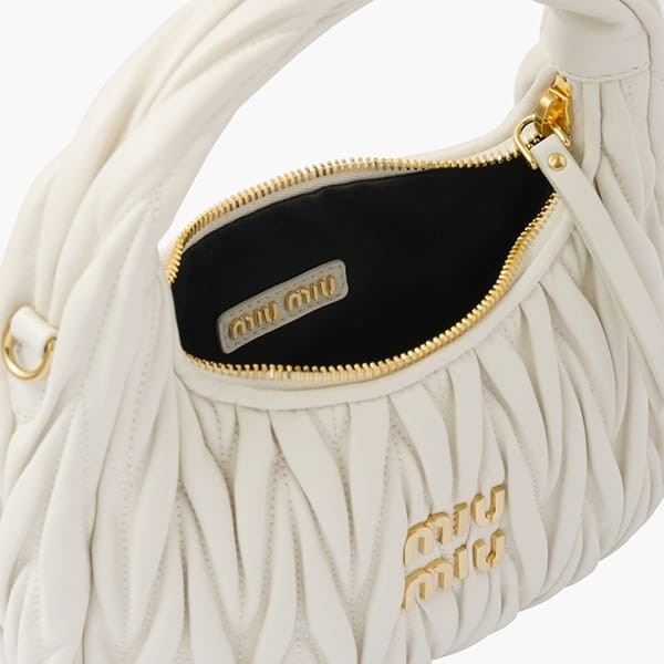 ミュウミュウ コピー Wander ミニホーボーバッグ 12色 5BC125 miu23231